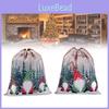 Entzückende Weihnachts-Rudolph-Geschenktüte aus weichem Stoff, perfekt für Weihnachtsgeschenke