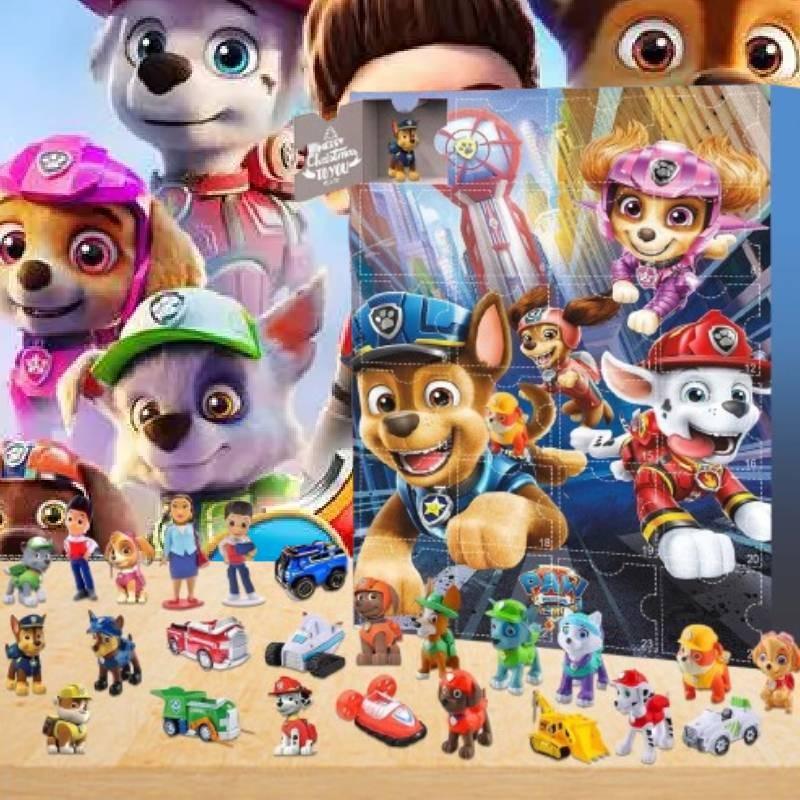 Christmas Paw Patrol Advent Calendar 24 Gifts Box Toys Festivals Doll Countdown