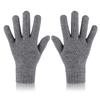Wool knitted gloves men's and women's winter versatile finger students cold warm couple knitted gloves