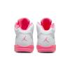 Air Jordan 5 Retro PS Pinksicle Kids Sneakers White Safety-Orange 440893-168