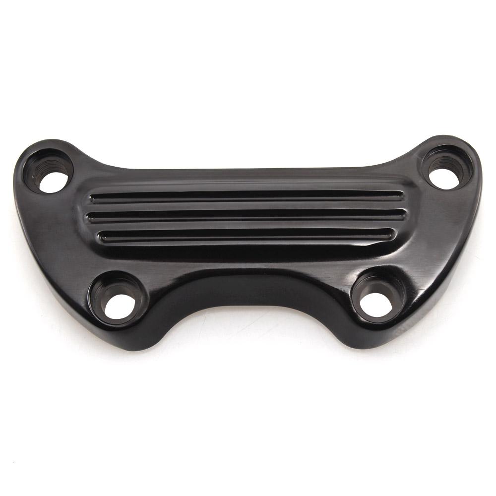 Motorcycle Accessories Upper Handlebar Clamp Chrome/Black Die-Cast Zinc/Aluminum Alloy For Harley 1974-2006 XL FX FXR FX Dyna