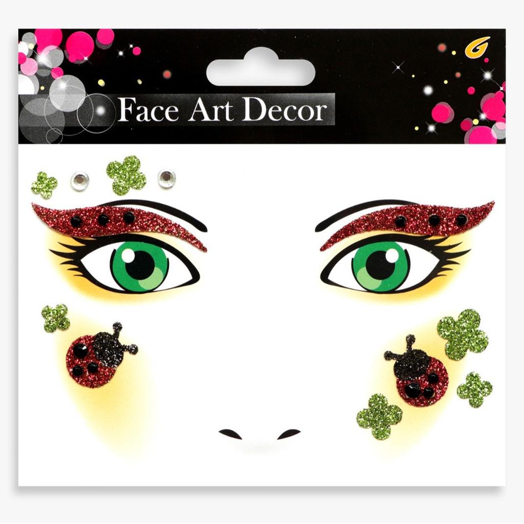 Carnival Festival Party Face Stickers Valentine's Day Face Stickers Makeup Stickers Children's Decorative Stickers