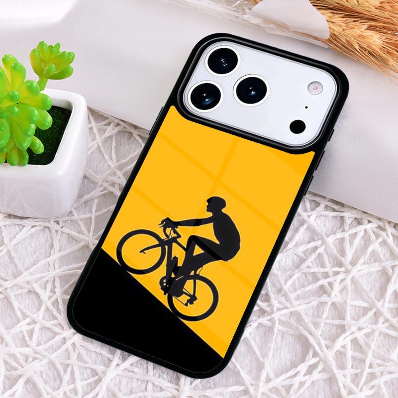 Cycling Bike Phone Case for iPhone 17 Air 16 15 11 12 14 13 Pro Max Shockproof Cover