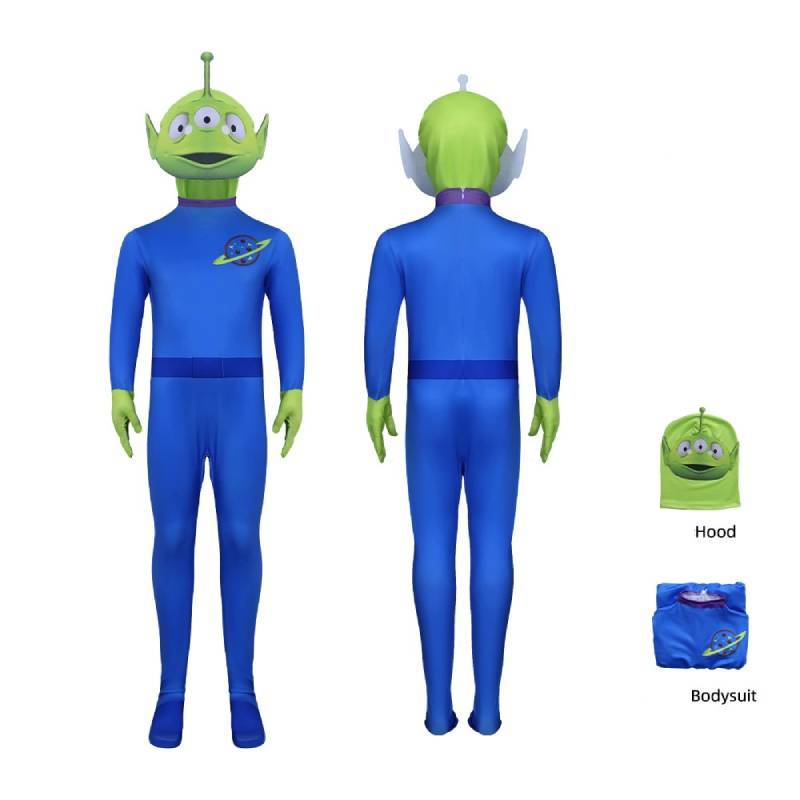 Toy Story Woody Jessie Buzz Lightyear Alien Cosplay Costume With Polyester Fabric For Teen Performance And Stage Show Alien,Child 110cm