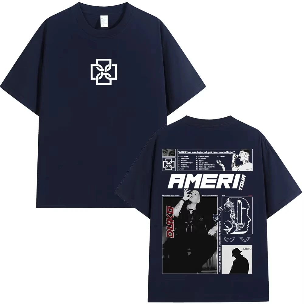 Rapper Tour Merch T-shirt Men Women Clothing Fashion Hip Hop Oversized T-shirts Cotton Cozy Short Sleeve Men T Shirts