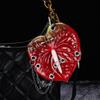 Phone Charms Imitation Flower Pendant Puncture Rivet Bag Pendant  Gift Jewelry