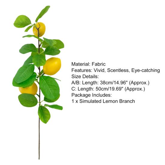 Ramă de lămâie artificială simplă, fără miros, fără întreținere, fără ofilire