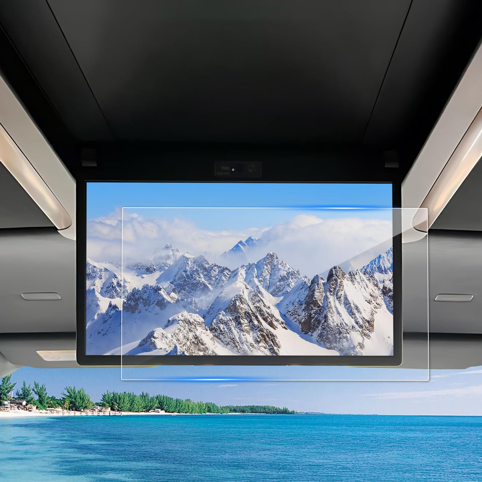 

Coleya Защитная пленка для OLED-дисплея заднего сиденья для Toyota New Alphard серии 40 90 Монитор заднего сиденья Легко и Автомобильные аксессуары 13,2-дюймовая серия/Noah