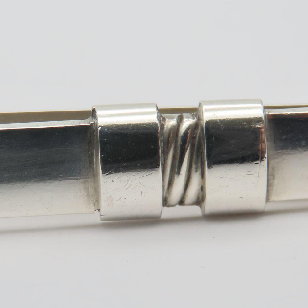 Used Georg Jensen Tie Pin 74A Silver925 9.5g Silver Suit