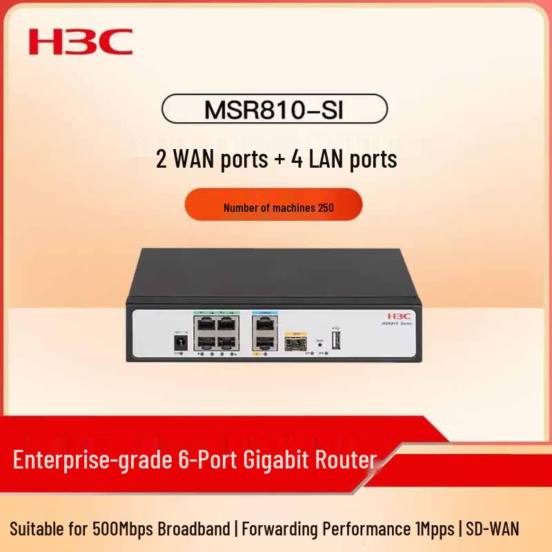 H3C MSR810-SI Enterprise 6-Port Gigabit Router