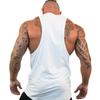 Trendy Men's Streetwear Sleeveless Gym Tank Top - Loose Fit, Muscle Running, Summer Racerback.