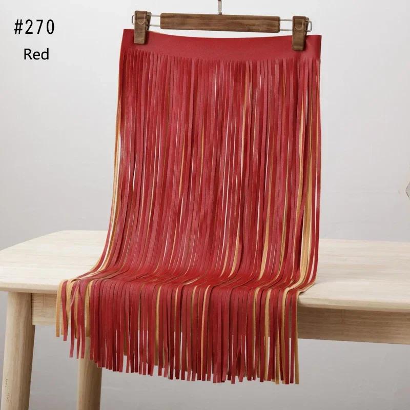 Meetee 55/70cm Extra Lange Lederquaste Fransen Kleid Jacke Dekoration Spitzenbesatz Kanten Fransen DIY Bekleidung Nähen Handwerk Zubehör