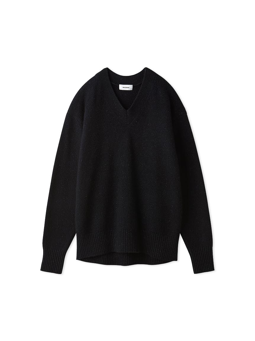 

Miesloe Soft Shaggy Oversized Knit MWNT255003 Navy Free Size Women s