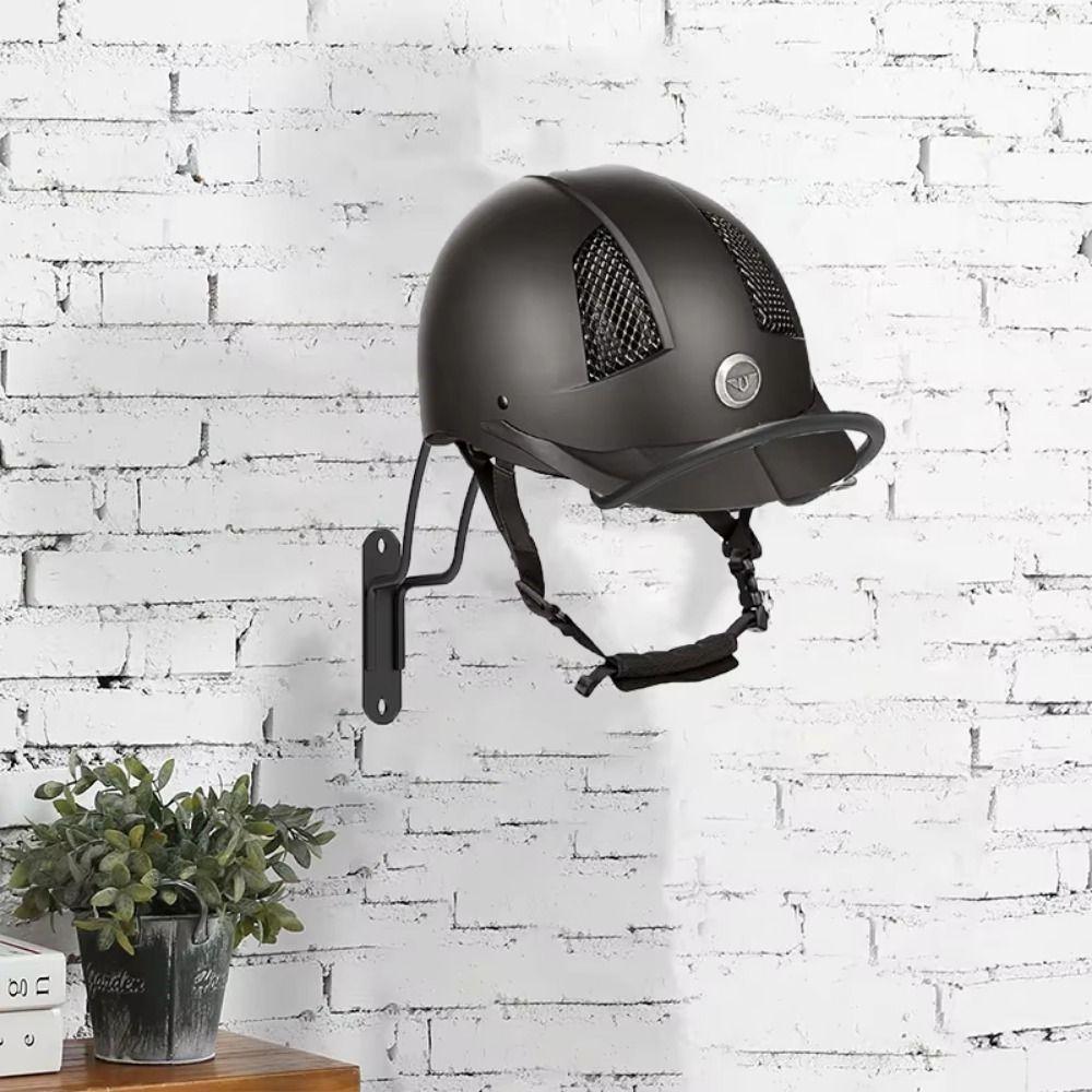 Metal Hanger Wall Helmet Storage Rack Durable Wall-Mounted Helmet Hanger  Sports Helmet