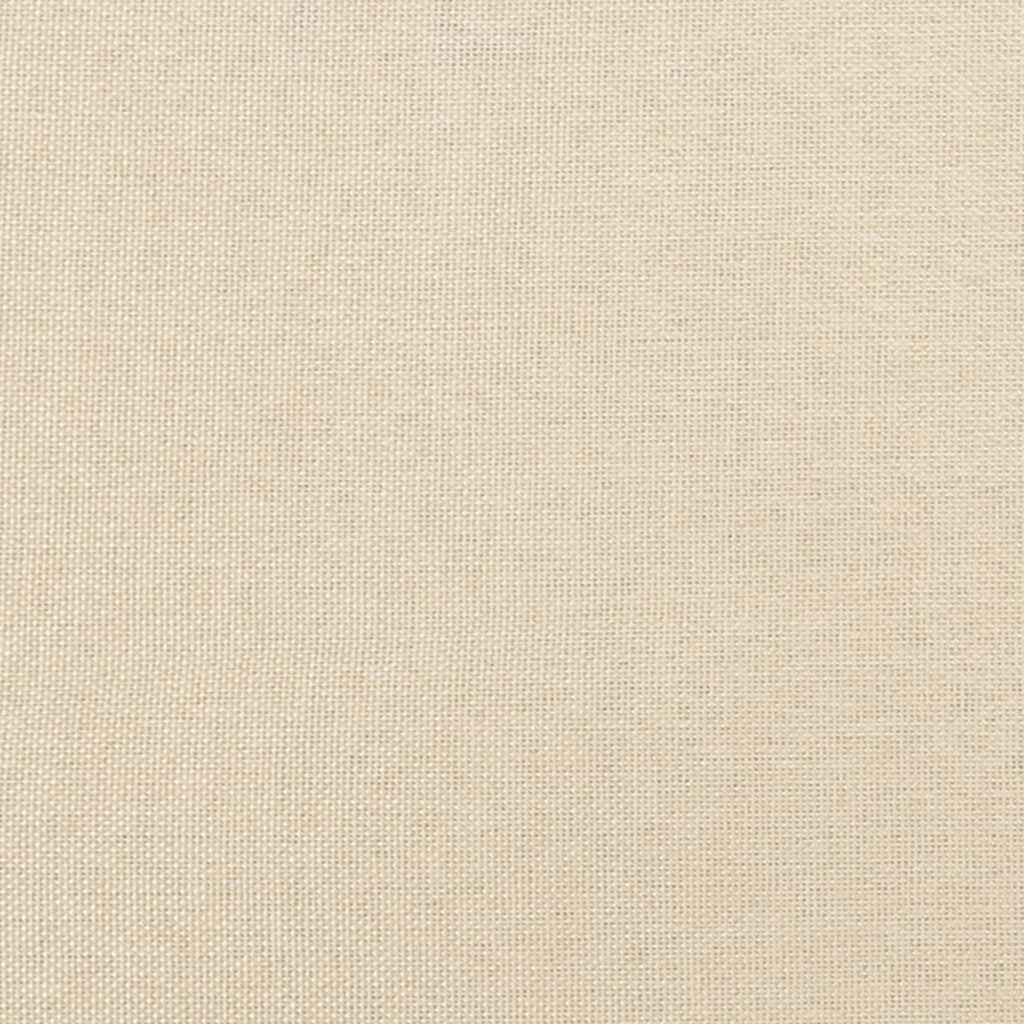 Vidaxl Bed Frame Without Mattress, Cream, 160X200 Cm, Upholstered