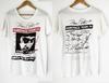 T-Shirt John Cale Sabotage Tour 2 Lati Bianca Unisex S-2345XL CS233 T-Shirt Unisex