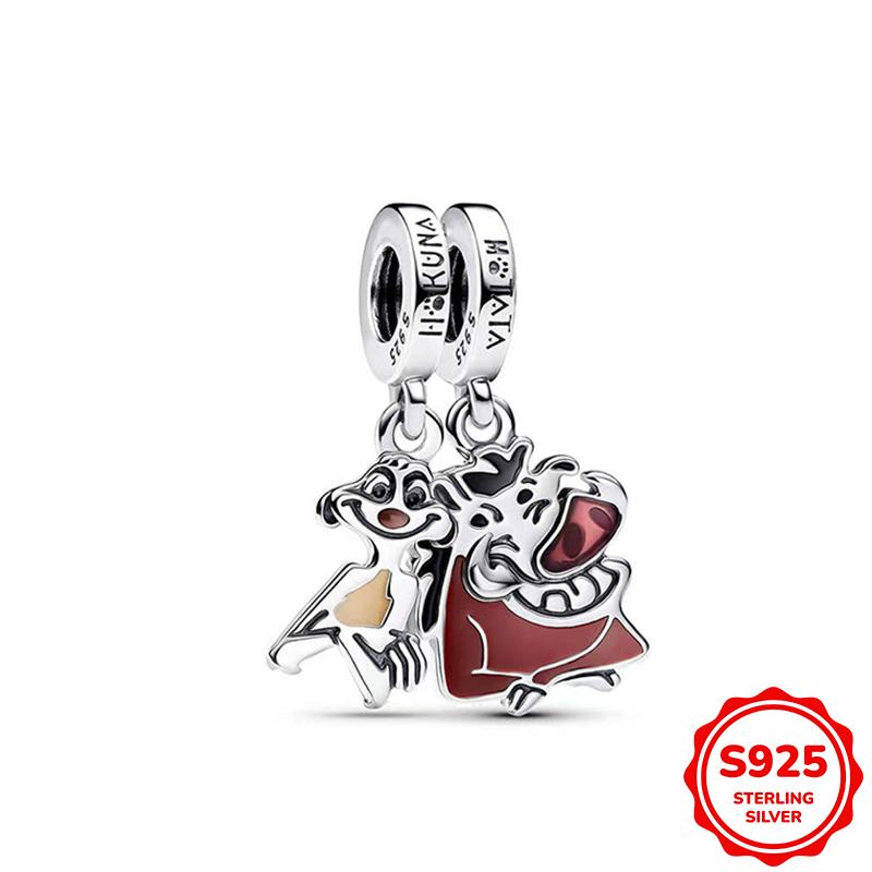 Charms Silver 925 Pendant Beads Fits 3mm Bracelet Bangle Necklace For Women Luxury DIY Jewelry Making Fine Gifts
