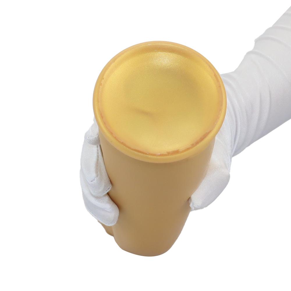 Plug Anale a Pugno in Silicone Dorato per Uomo - Dilatatore Extra Large Masturbatore Finto Braccio