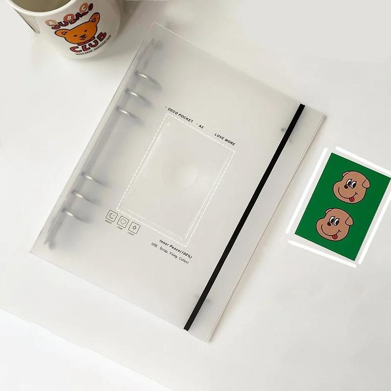 A5 Loose-Leaf Photo Album Book, Diy Photo Album Cards, Idol Photos Collection, Storage Book, Polaroid Album For Kids