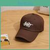 Color Simple Solid Baseball Cap With Letter Embroidery Design For Wear Casual