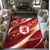 Tappeto Morbido per Pavimento Antiscivolo Decorazione Sportiva Middlesbrough FC Calcio Calcio Pattern per Camera da Letto