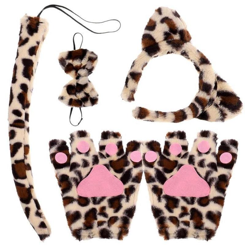 Child Animal Costume Accessories, Elephant Lion Monkey Dog Cats Costume Set for Kid Boy Girl Cosplay Christmas Halloween