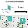 Pegboard Wall Organizer with Hooks - No-Drill Storage Rack for Entryway or Study Room.