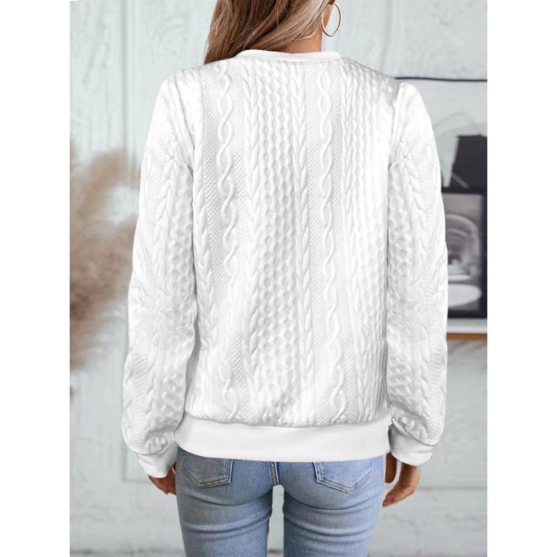 Women S Solid Color Long Sleeve Knit Zip Up Jacket Coat