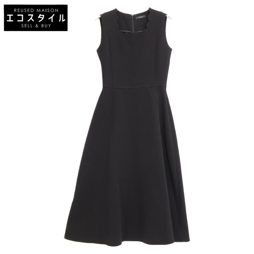 YOKOCHAN YCD-124-917 24Stainless Steel Black Scallop Flare Dress Dress 38 blackUsed