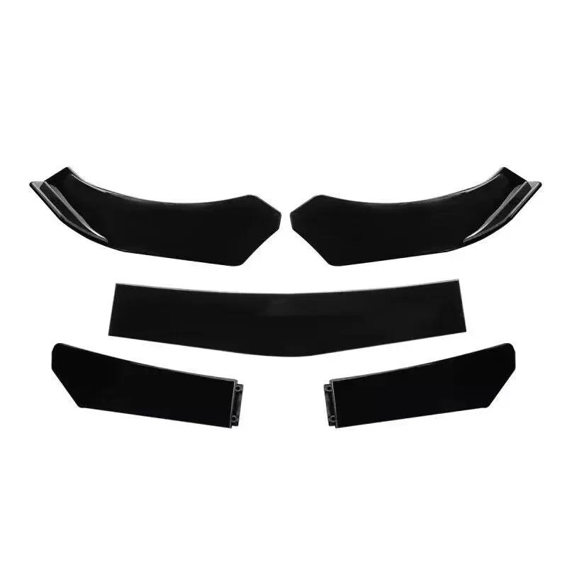 5Pcs ABS Material Universal Car Front Bumper Separator Bumper Lip Body Kit Duck Lip Separator For Subaru BRZ Car Accessories