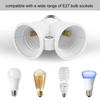 Schraube 2-e27 Lampenbirnenfassung Led-Basislicht E27-Fassung 2/1-e27 Verteiler-Lampenbirnenfassung Lampenhalter Licht-Halter Konverter Stecker
