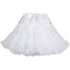 Lolita White Crinoline Skirt Fluffy Girls Petticoat Crinoline  Dress Accessories