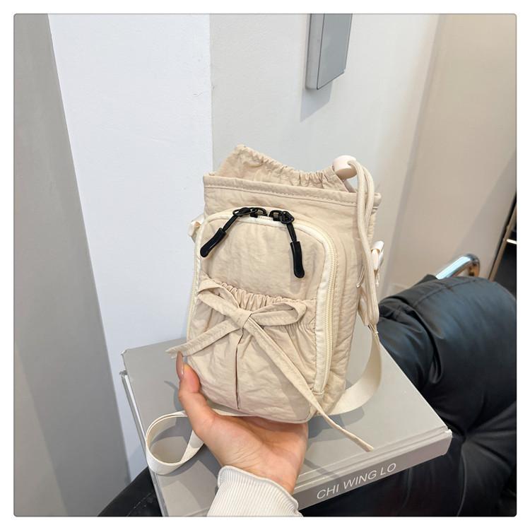 

Сумка кроссбоди женская новая универсальная простая с бантом маленькая квадратная сумка повседневная для выхода в свет сумка для мобильного телефона хаки