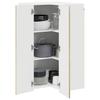 Wall Mounted Corner Cabinet PORTO Sonoma Oak 57 X 57 X 100 Cm
