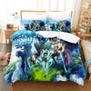Kemila 3D Original God Battle Bedding Set with Pillowcases Double Queen Size Double Bed Linen Fashion Design