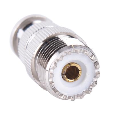 Bnc Male Plug To So239 Uhf Pl-259 Jack Rf Female Coaxial Adapter Cable Connector