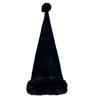 Elegant Plush Santa Hats Novelty Comfortable Christmas Hats with Long Furs for Everyone Christmas Celebrations
