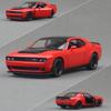 1/40 Dodge Challenger SRT Demon 170 Alloy Diecast Metal Scale Model Car Miniature Car Model Static Collection Kid Toy Car Vehicles