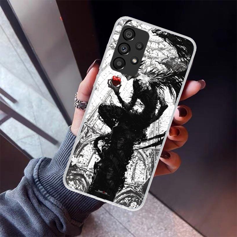 N-Note D-Death Anime Ryuk Phone Case For Samsung Galaxy A17 A57 A37 A16 A26 A36 A56 A15 A25 A35 A55 A14 A13 A54 A53 A34 A24 A33