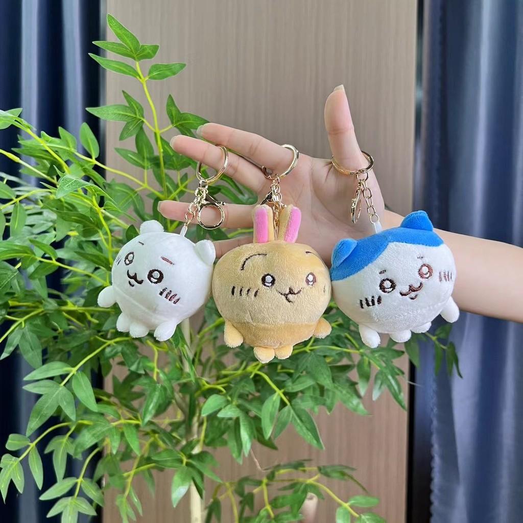 Joyful Mini Plush Bear Keychain With Colorful Chains Ultra Soft Cute Toy Animal