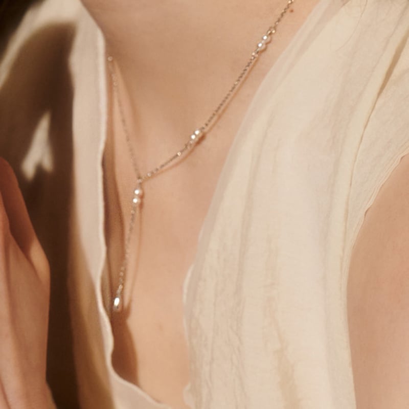 BSWAN 25SS Y Double Pearl_Necklace