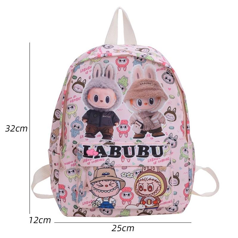 School Bag Backpack Children's Bag LABUBU Elementary School Backpack Girl Boy School Backpack 6 Colors