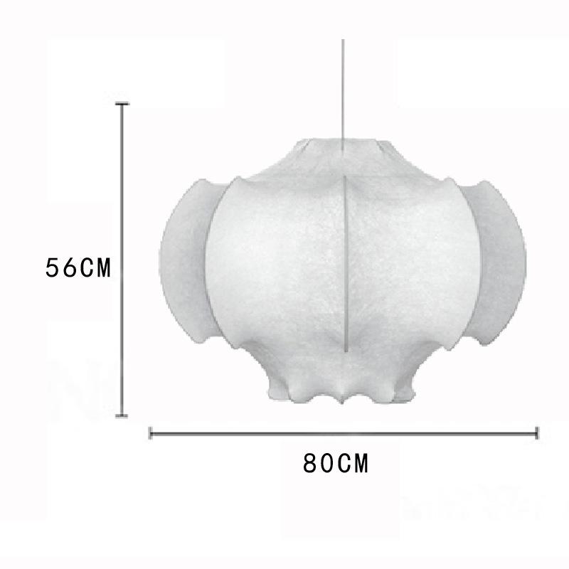 Nordic Minimalist Italian Silk Pendant Lamp for Living Room, Dining Room, Bedroom, and Villa