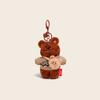 Wear Bear Clothes Plush Keychain Backpack Pendant Cartoon Kids Gift Decoration