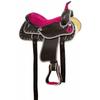 New Synthetic Western Barrel Racing Horse Saddle & Tack Set Available All Sizes and Colors 12, 13, 14, 15, 16, 17, 18 Inches