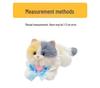 Three-Color Cat Plush Doll: Meows When Pressed, Creative Backpack Accessory for Women