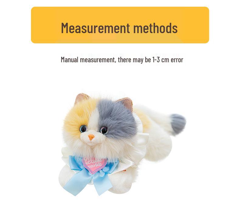 Three-Color Cat Plush Doll: Meows When Pressed, Creative Backpack Accessory for Women
