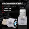 1 pièce USB Lumière LED de Voiture Auto Lumière d'Ambiance Intérieure Emblème de Voiture Pour Bmw M3 M4 M5 M6 F20 F30 G20 F31 F11 X3 F25 X4 I3 Série 1 3 5