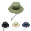 Tactical Sun Hat Olive Green  Flat Top Uv Protect Breathable Outdoor Fishing
