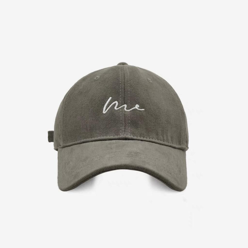 Korean Style Baseball Cap for Women In Spring and Summer New Style Big Head Circumference Showing Face Small Wide Brim and Deepening Baseball Cap